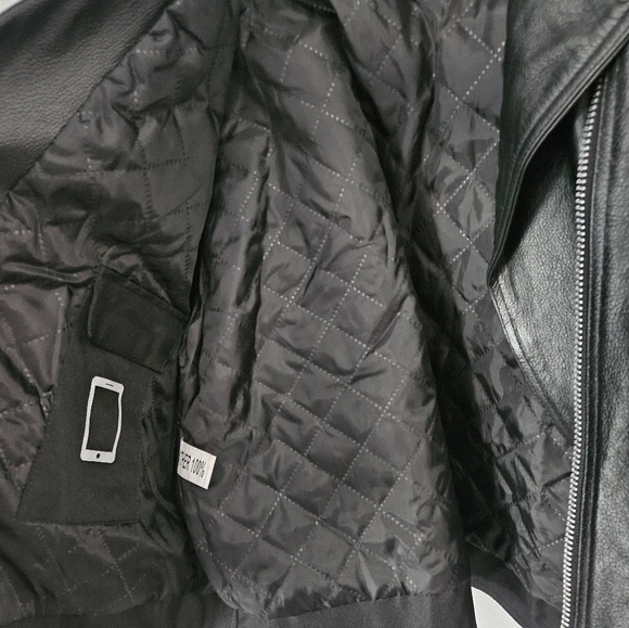 Leather Motorcycle Jacket - Picture 3 of 8